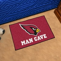 - Аризона кардинали Човек пештерски стартер килим 19 x30
