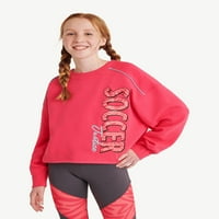 Justice Girls Sports Crew Sweatshirt, големини XS-XLP