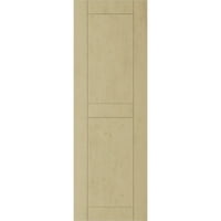 Ekena Millwork 12 W 76 H Rustic Two Two Equal Panel рамен панел Pecky Cypress Faa Wood Sulters, подготвен тен