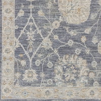 Уметнички ткајачи Авант Гарде Медалјон област килим, средно сиво, 7'10 10'3