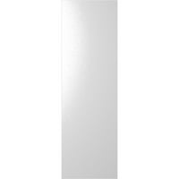 Ekena Millwork 15 W 30 H TRUE FIT PVC HORIONTAL SLAT FRADED модерен стил фиксни ролетни за монтирање, бело