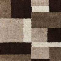 Добро ткаен модерен геометриски килим на разбојно подрачје, 8 '10'
