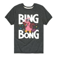 Внатре надвор - Бинг Бонг - Графичка маица за кратки ракави за деца и млади