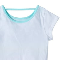 Малите девојчиња 4- шарена отворена маица со секвенци
