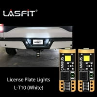 LASFIT T LED мини сијалици, светилки со регистарски таблички за Форд Ф- 2015-2017,-, Ксенон Вајт