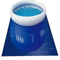 9 'квадратни сини базени мелен крпа