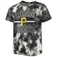 Младинска црна Питсбург пирати со маица за тај-диј