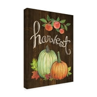 Трговска марка ликовна уметност „Есенска жетва IV орев“ платно уметност од Мери Урбан