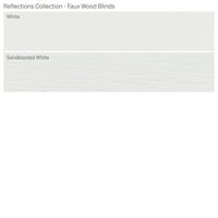 Колекција за прилагодени рефлексии, 2 ролетни со безжични фуни, бели, 1 2 ширина 72 Должина