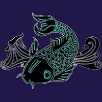 Биолуминисцентни Кои Риби Јуниори Виолетова Графичка Маичка-Дизајн Од Страна На Луѓето