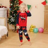 Божиќни Семејни Пижами Комплети За Совпаѓање Меки Слатки Пижами Облека За Спиење Пјс Божиќ Појавување На Џеми Долги Ракави Салон