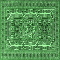 Ахгли Компанија Внатрешен Правоаголник Персиски Смарагд Зелен Традиционален Простор Килими, 2'4'