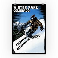 Зимски Парк, Колорадо-Скијач-Гребење-Фенер Прес Уметнички Дела