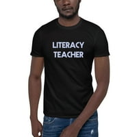 Наставник за писменост Ретро стил со кратки ракави памук маица од недефинирани подароци