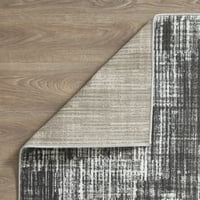Loomaknoti aysal Atern 5 '7' Апстрактна затворена област килим сив крем