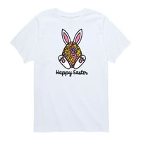 Инстант порака - Цветни уши за зајаче од јајца - маица за кратки ракави за деца и млади