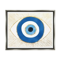 Злобна очите глам зраци Модел религиозна графичка уметност сјај сива врамена уметничка печатена wallидна уметност