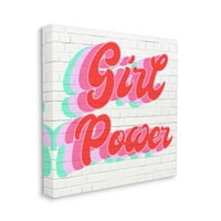 Sulpell Industries Girl Power Frise Chore Pop Art Urban Bricks Design by Daphne Polselli, 30 30