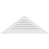 48 W 22 H Триаголник Површински монтирање ПВЦ Гејбл Вентилак: Функционален, W 3-1 2 W 1 P Стандардна рамка