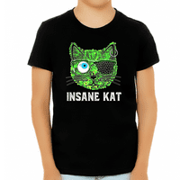 Луда кошула со мачки - слатки кошули за мачки за момчиња - подароци за мачки за момчиња - Детска маици со мачки