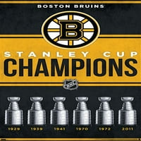 Бостон Бруинс-Шампион Ѕид Постер, 22.375 34