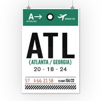 Атланта, Џорџија, АТЛ, Ознака За Багаж