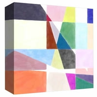 Слики боја гео декоративно платно wallидна уметност