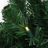 9 '14 Пред -осветлена Олимпија бор вештачки божиќна вештина - топли бели LED светла