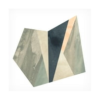 Јуни Ерика Вес „мермер оригами III“ платно уметност