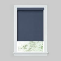 Gap Home Shibori Stripe Stripe Organic памучен прозорец за завеси, сина, 48 x95